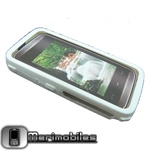 Rear Rubber Case style2 black for Nokia 5530 Xpressmusic+Free Gift