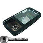 Rubber Case for Nokia N85 Black+Free Gift