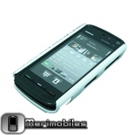 Rear Rubber Case for NOKIA 5800 White+Free Gift