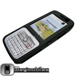Rubber skin case for Nokia N73 Black+Free Gift