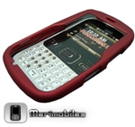 Hard Rubber Case Red for Samsung R350/R351+Free Gift