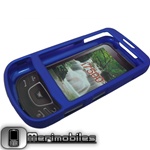 Rubber Case for Samsung i7500 Galaxy  Blue+Free Gift