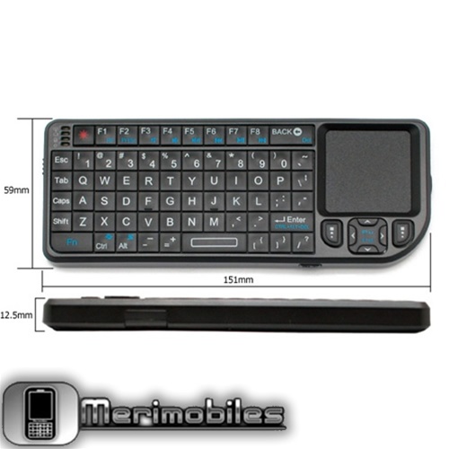 2.4G Ultra Mini Wireless Keyboard with Touchpad