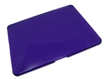 Crystal hard Cover Case Purple for Apple IPAD
