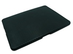 Grid Rubber Cover Case Black for Apple Ipad