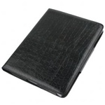 New Soft Alligator Leather Case Pouch for Apple iPad Black Color