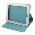 New Soft Alligator Leather Case Pouch for Apple iPad White Color