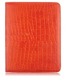 New Soft Alligator Leather Case Pouch for Apple iPad Red Color