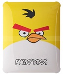 Angry Birds Pig Pattern Yellow & White Plastic Case for Apple iPad