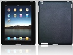New Leather Back Cover for Apple iPad 2G/3 Black Color