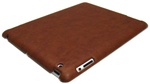 New Leather Case for Apple iPad 2G/3 Coffee Color