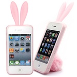 Korea Rabbit Cute TPU Case for iPhone 4