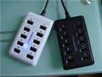 10 Ports USB Hub 2.0 With Plug
