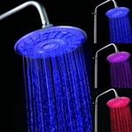 Single Color LED Overhead Shower