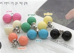 Fashion Lovely QQ Candy Ear Studs