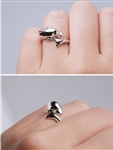 Romantic Dolphin Finger Ring