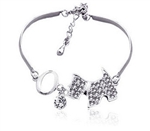 Fashion Silver Puppy Bracelet