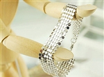 Concise Design Sparkling Full Paillette Bracelet