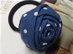 Popular Denim Rose Hair Band