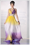 Colorful Gental Deep V-neck Prom Dressing Hot Sale