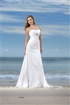 Mermaid Strapless Bare Back Sheath Ball Gowns Party Dress