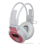 Wireless Headset with Screen Stereo MP3 FM