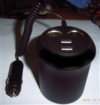 Two-way Portable Car Cigarette Lighter Charger Socket Splitter-12V-Portable WF-0309