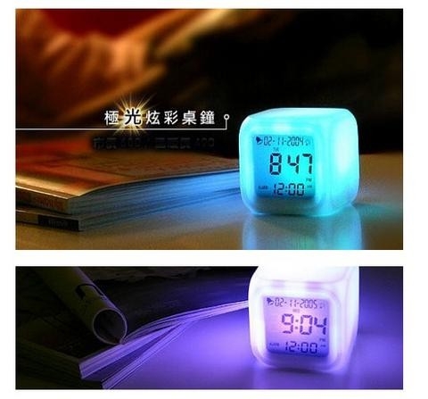 LCD Silence Clock /LCD Colorful Clock/Originality Clock