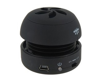 Super Mini Hamburger Speaker for PC/Laptop (Black)