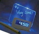 Message Board Clock/Noctilucent Larger Screen Originality Clock/LCD Silence Lock