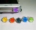 Beautiful Rose Anti-dust Dock Plug Stopper for Mobile Phone