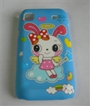 Cute Rabbit Angel Protective Case for SamsungI9008L + Abrazine Mem