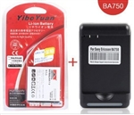 Original Battery + Charger for Sony Ericsson LT15i LT18I X12 BA750