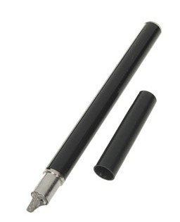 Quit Smoking USB Rechargeable Women Electronic Cigarette with 6-Refills + Recharger + Case (Black)