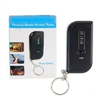 3-Mode LED Alcohol Tester Breathalyzer Keychain