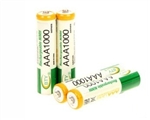 Rechargeable "1000mAh" 1.2V AAA Batteries - Actual 350mAh (4-Piece Pack)