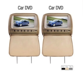 Deluxe 9 Inch Car DVD Player and Protective Screen Cover (Games, FREE Headphones, FM, 1Pair)