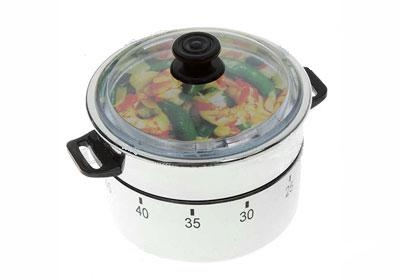 Cute Steamer Mechanical Kitchen Cooking Twist Timer (2-Pack/60 Minutes)